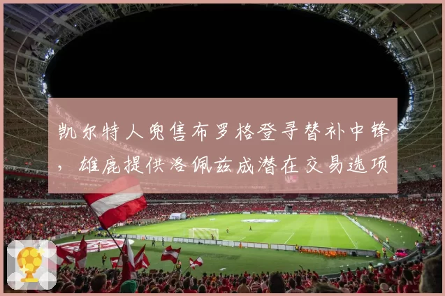 凯尔特人兜售布罗格登寻替补中锋，雄鹿提供洛佩兹成潜在交易选项